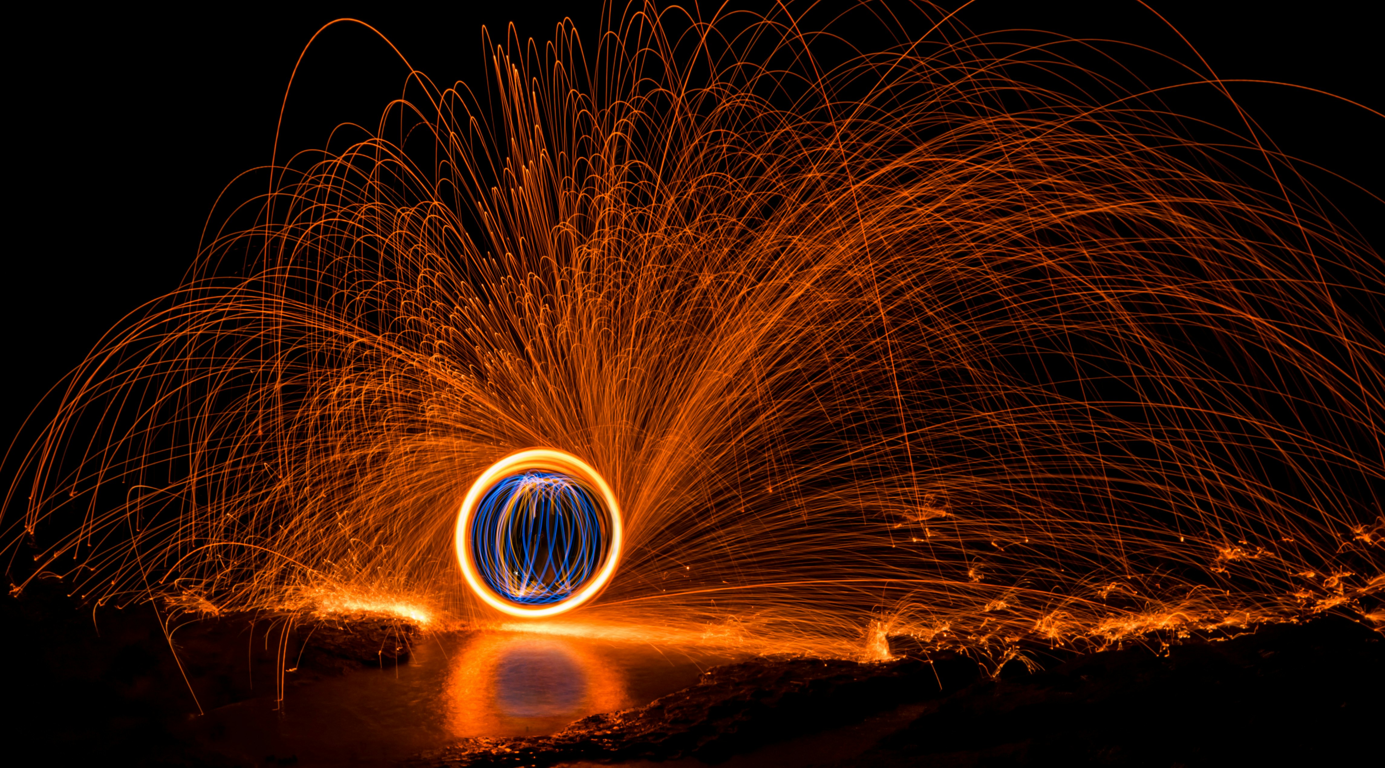 steel wool photography